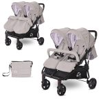 Коляска для двойни Lorelli DUO Grey Dots