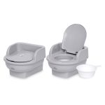 Горшок Lorelli THRONE Zebra Grey