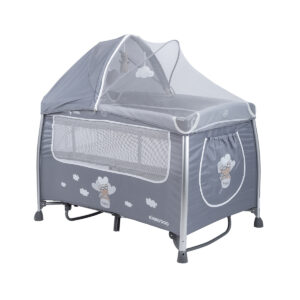 Кровать-манеж DREAMY BEAR 2 Levels Grey