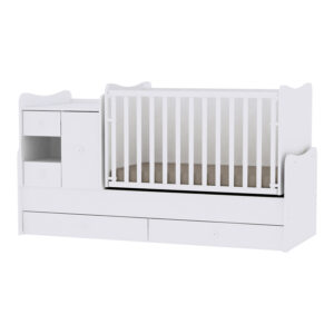 Кроватка детская Lorelli MINI MAX NEW 190*72 cm, White