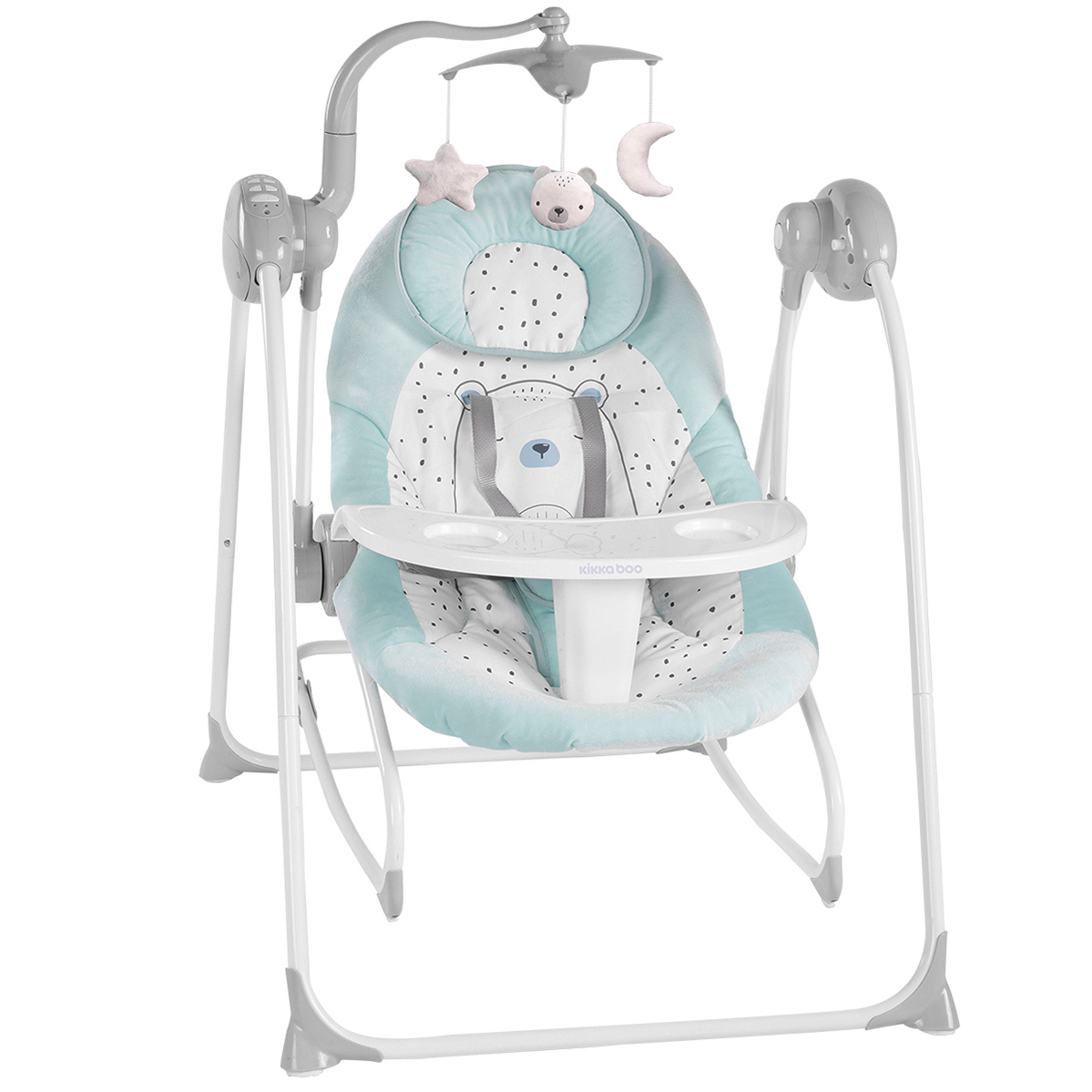 16291_2_da6bbbe1 Шезлонг-качели электронные DOZY BEAR WITH ME Mint — изображение 1