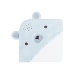 Полотенце с капюшоном 90х90 сm Bear with me Blue