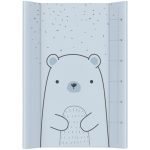 Пеленальная доска на твёрдой основе 50*80 см, Bear with me Blue