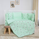 Набор постельного белья 7 эл., Lorelli LILY Friends Green