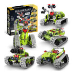 Конструктор Building Block на р/у 5в1, 705 деталей, 5 вариантов сборки
