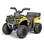 Мини-квадроцикл на аккумуляторе, для детей 18-36 мес, ATV RACER 155 Yellow