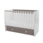 Кроватка детская Lorelli MATRIX NEW White Coffee