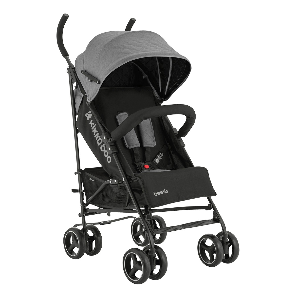 beetle_baby_pushchair_dark_grey_1_-31001030173_87f7fb69 Коляска прогулочная BEETLE Grey 2023 — изображение 1