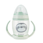 Поильник с мягким носиком и ручками Kikkaboo Happy Face Mint, 200 мл.