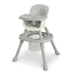 Стульчик трансформер  6в1 Kidilo PLAYFUL Grey