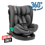 Автокресло 40-150 см Kikkaboo i-Reverse Isofix Dark Grey