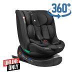 Автокресло 40-150 см Kikkaboo i-ROUND Isofix Black