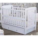 Кроватка деревянная CLOUD White