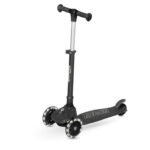 Самокат3-х колёсный складной QPlay SPARKLING Black