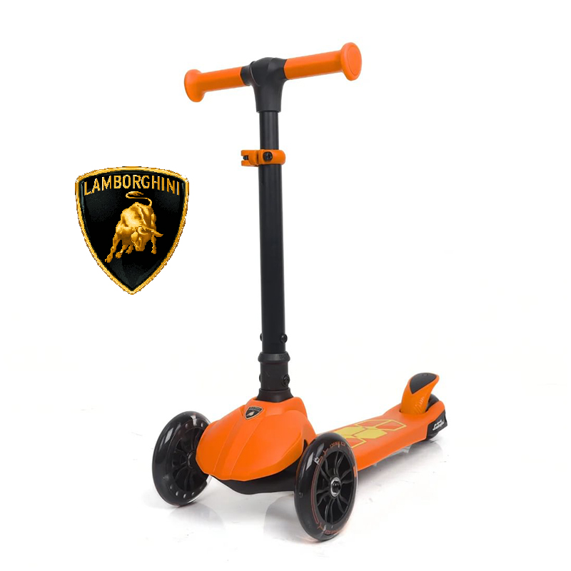 scooter_l5_orange_1_80f0fa8e Самокат 3-х колёсный складной, возраст 3-8 лет, LAMBORGHINI L5 Orange — изображение 1