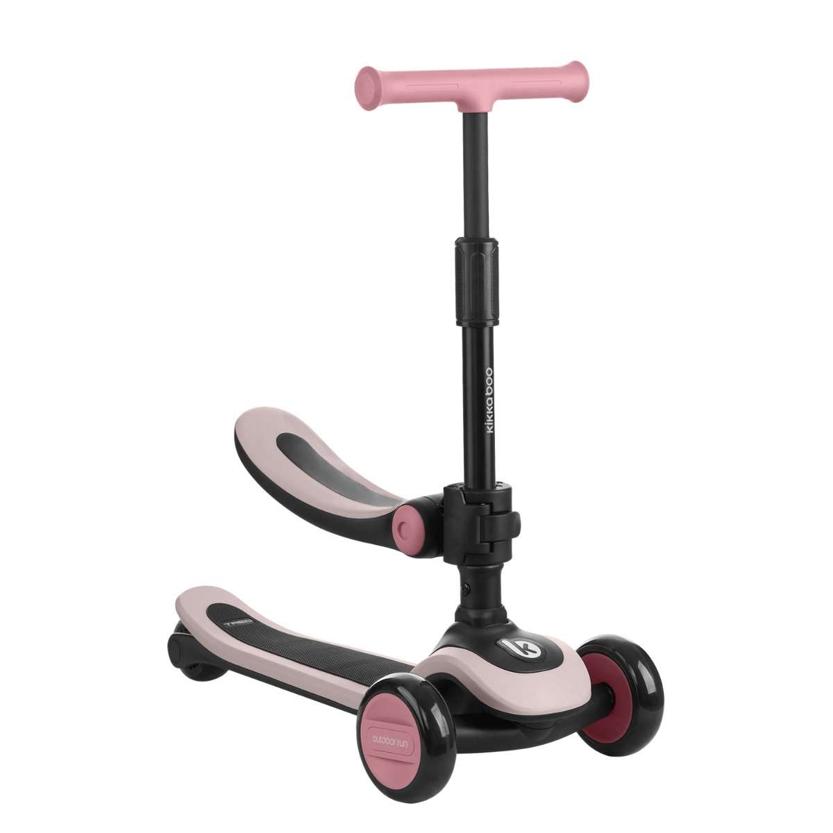 treo_pink_1_web_31006010136_672a2ac7 Самокат 2-в-1 Kikkaboo TREO Pink — изображение 1