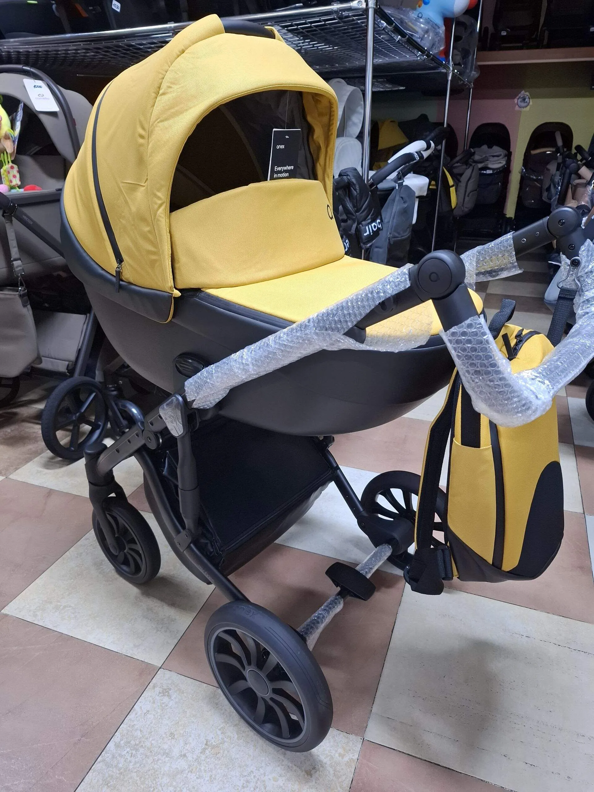 м тайп горчица Коляска ANEX m/type 2 в 1 (mt-01Q) dune горчица — изображение 1